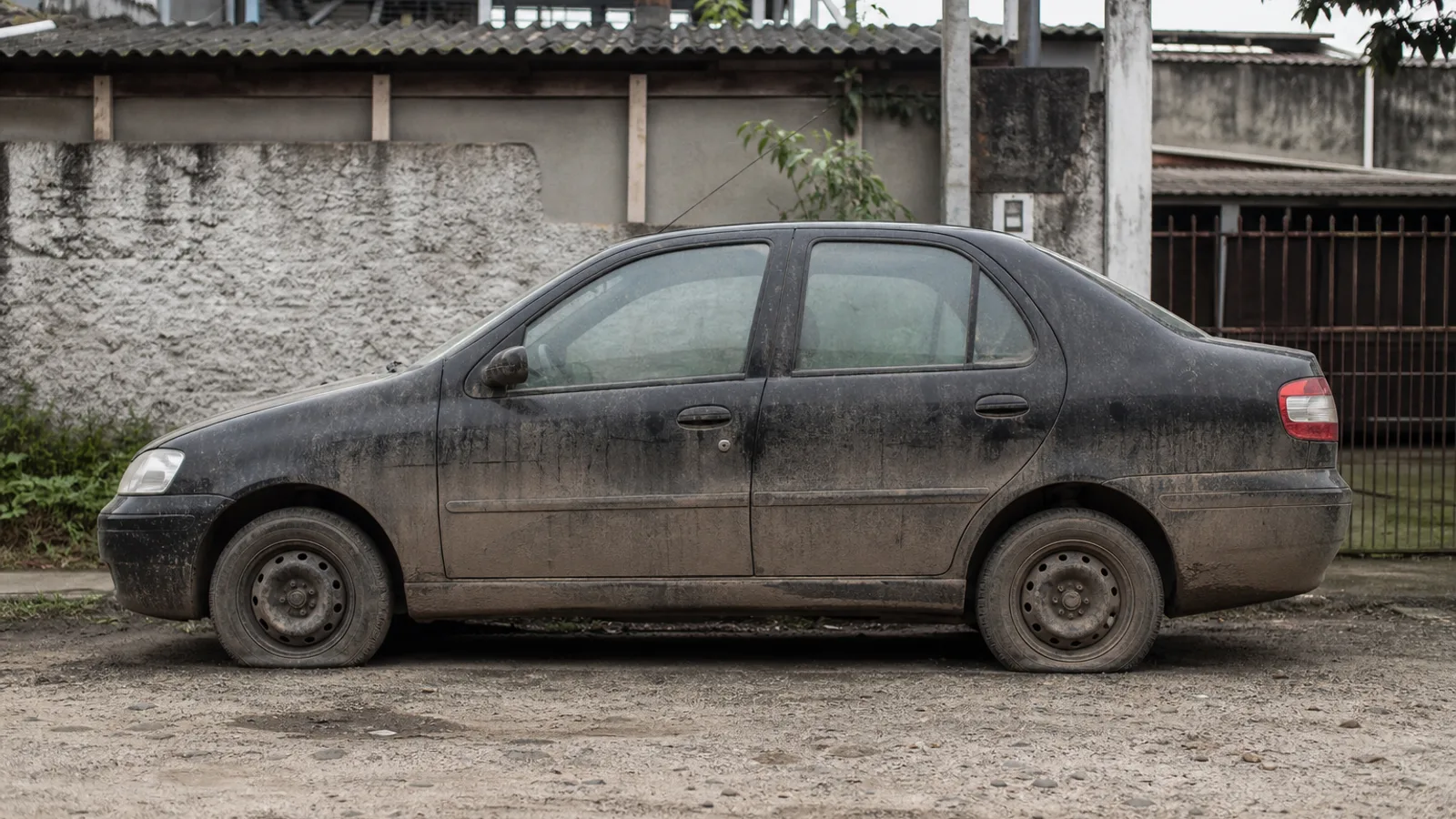 Carro antes do serviço